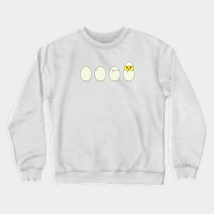 Hatching chicken egg Crewneck Sweatshirt